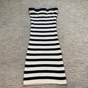 h and m knit midi skirt